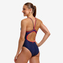 Funkita Ladies Diamond Back Secure One Piece Very Cross