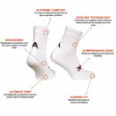 Atak Shox Mid leg grip sock