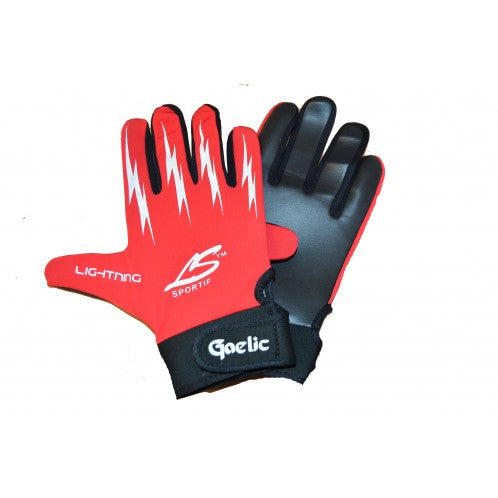 LS Sportif Red Gaelic Football Gloves