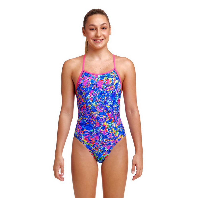 Funkita Girls Tie Me Tight One Piece Oiled Up