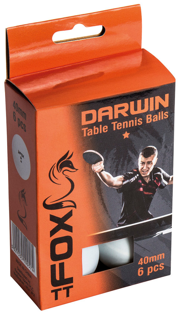 Fox TT Darwin 1 star Table Tennis Balls