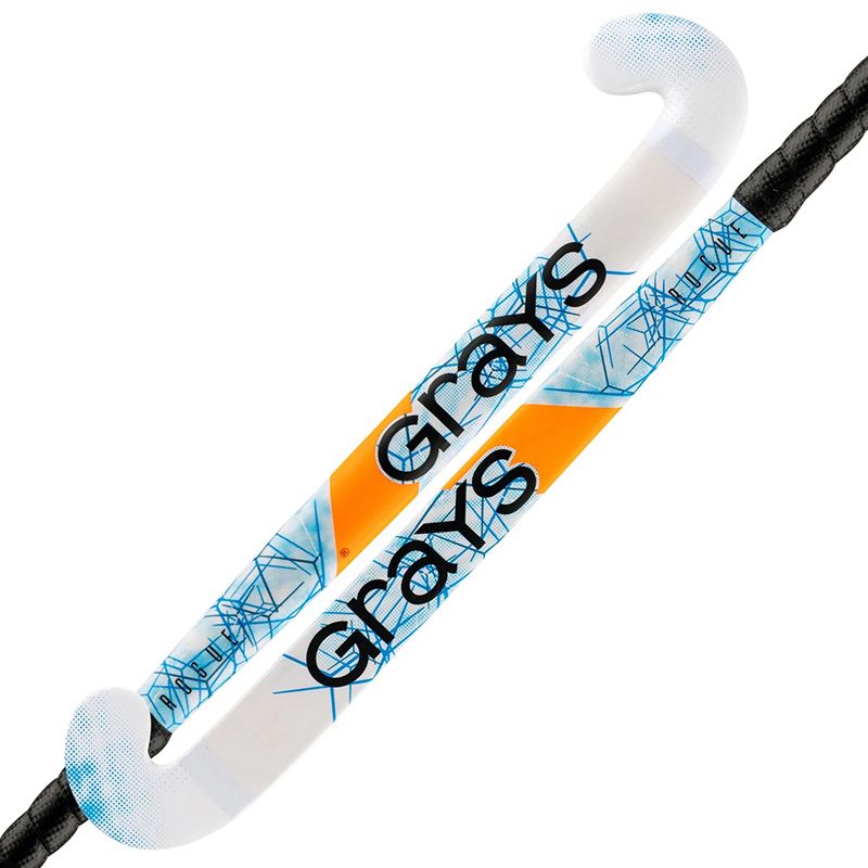 Grays Rogue Ultrabow White/Blue Junior Hockey Stick